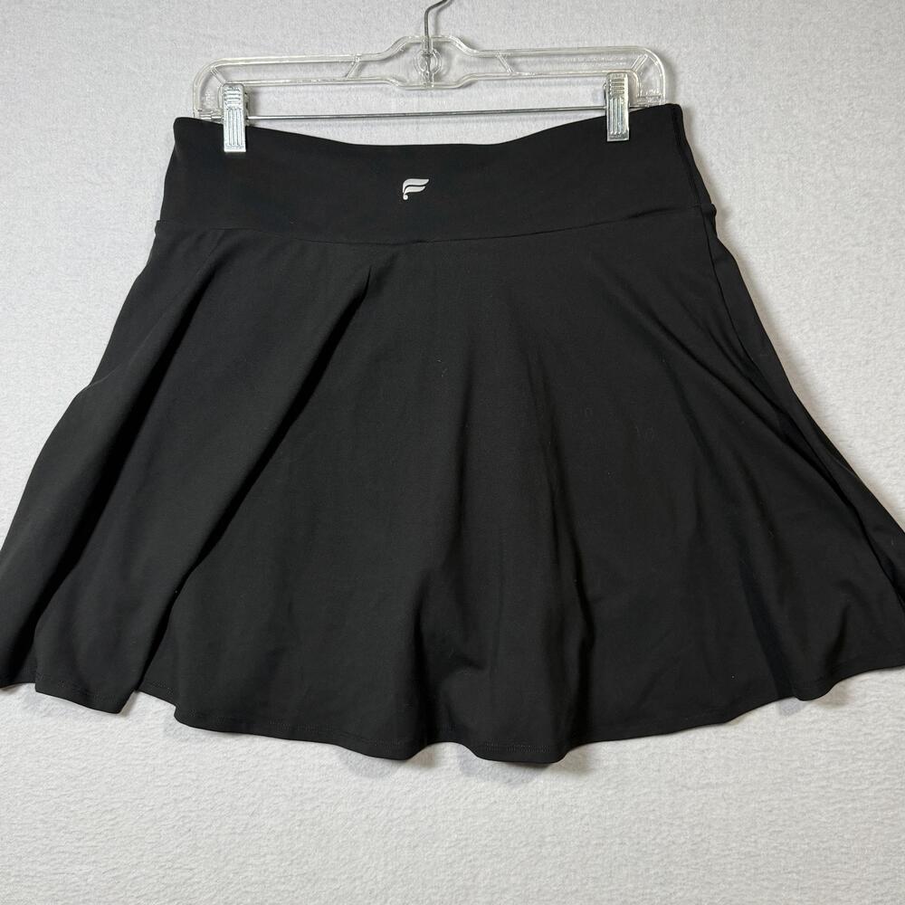 Fabletics Skirt Womens 6 Black Athletic Flare Skater Tennis Activewear